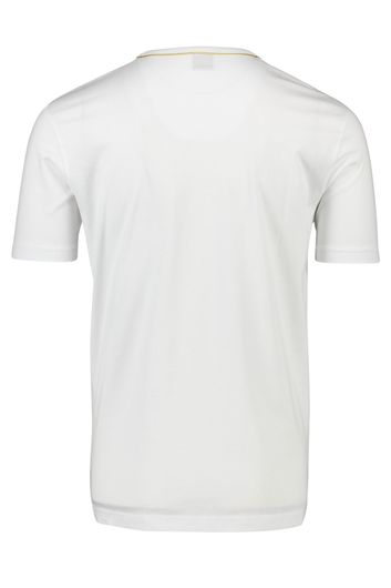 T-shirt Hugo Boss wit ronde hals opdruk