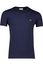 Regular Fit t-shirt Lacoste donkerblauw effen 