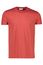 Lacoste t-shirt rood met logo op borst