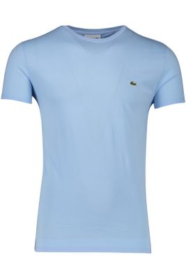 Lacoste Lacoste t-shirt met logo op borst blauw