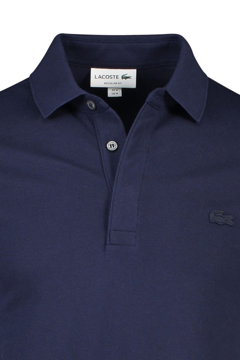 Donkerblauwe polo Lacoste Regular Fit