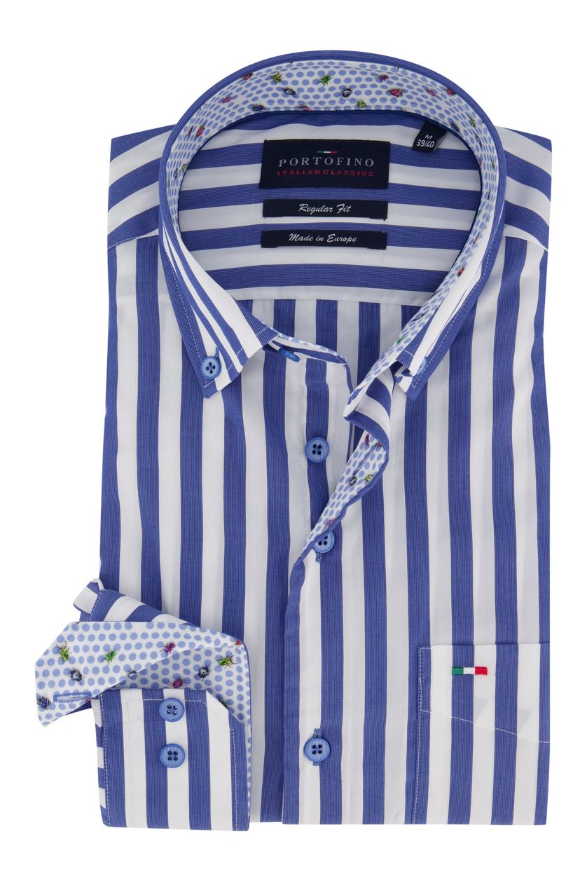 Overhemd Portofino strepen Regular Fit