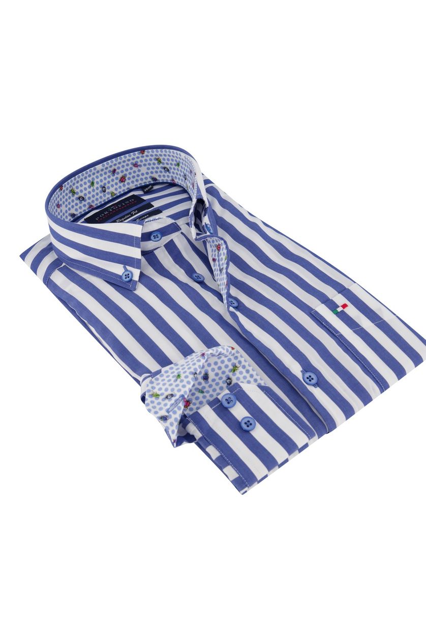 Overhemd Portofino strepen Regular Fit