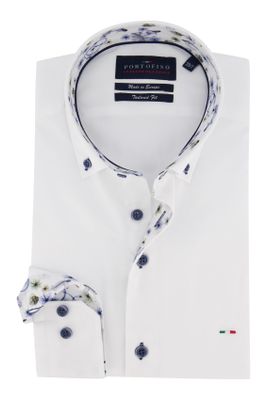 Portofino Portofino overhemd mouwlengte 7 Tailored Fit
