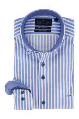 Portofino Portofino mouwlengte 7 overhemd Tailored Fit