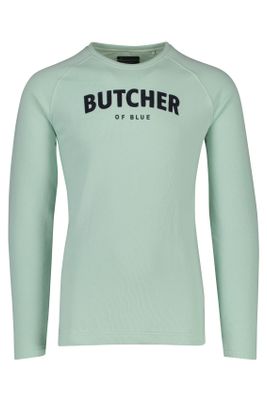 Butcher of Blue Butcher of Blue sweater mint groen