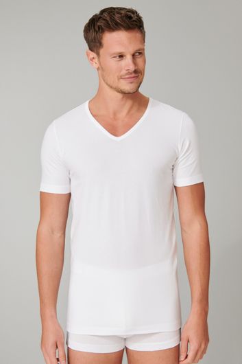 Schiesser 2-pack t-shirt Schiesser ondergoed aanbieding wit effen 