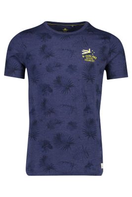 New Zealand T-shirt donkerblauw geprint NZA Pearson