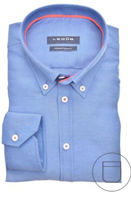 Ledub Overhemd Ledub Modern Fit blauw
