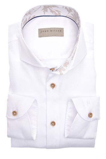 Overhemd John Miller strijkvrij wit Tailored Fit