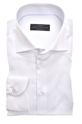 John Miller John Miller overhemd mouwlengte 7 wit