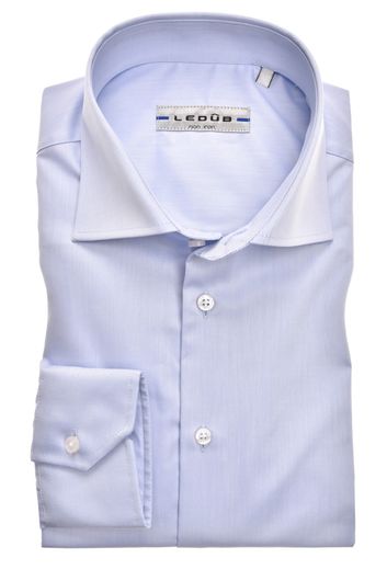 Ledub overhemd non iron blauw Slim Fit