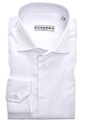 Ledub overhemd mouwlengte 7 non iron wit kreukvrij