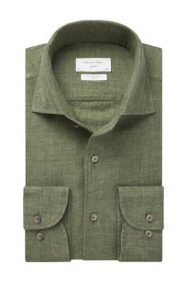 Profuomo Profuomo overhemd Slim Fit groen