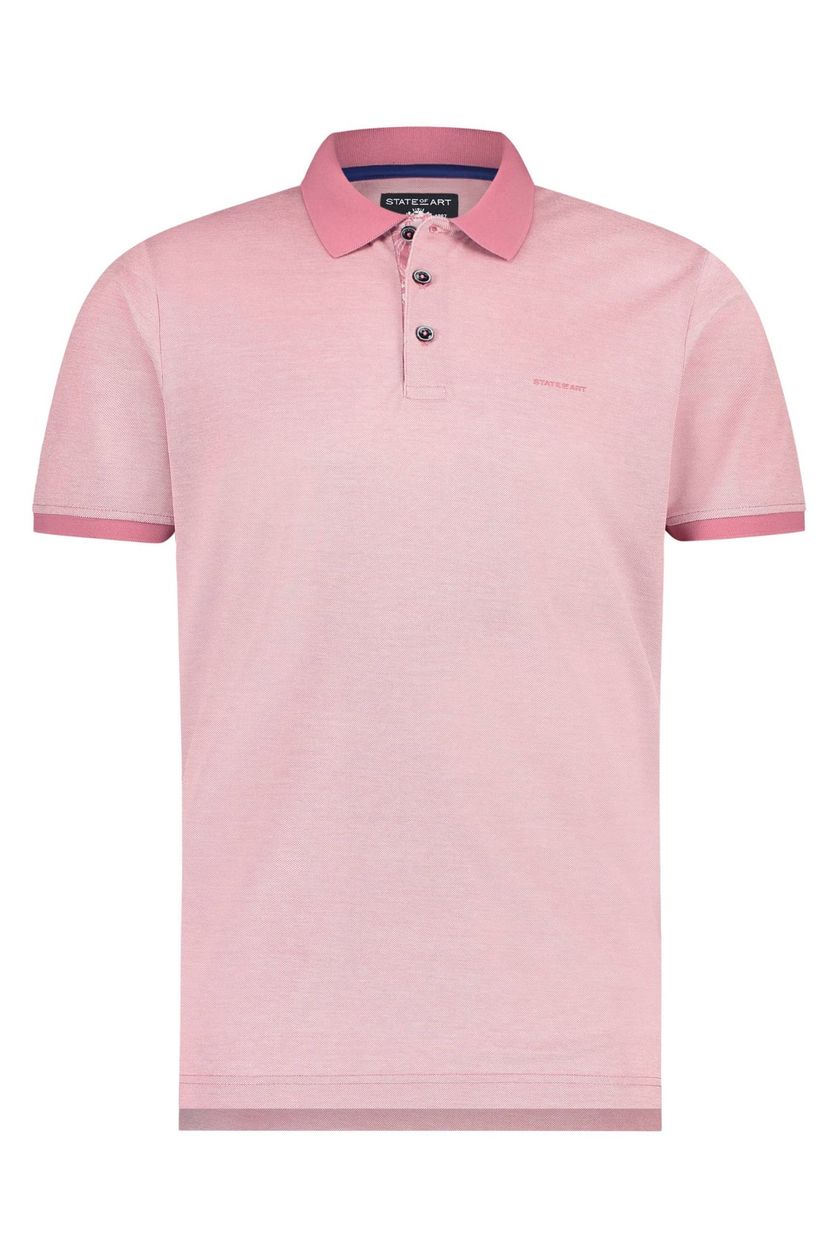 State of Art polo roze Regular Fit