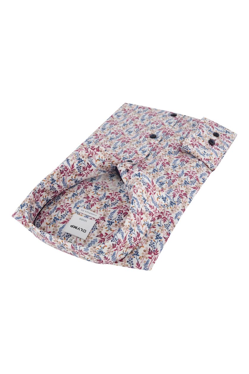 Olymp overhemd bloemenprint Comfort Fit