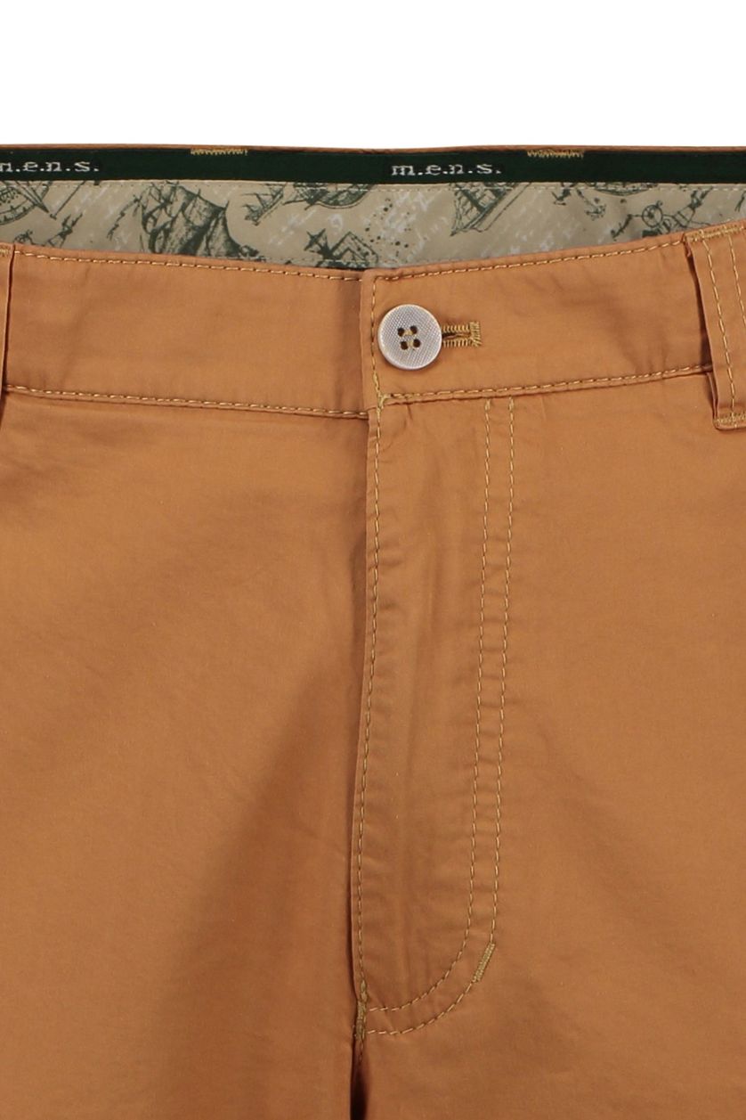 M.E.N.S. korte broek Kuba oranje bruin