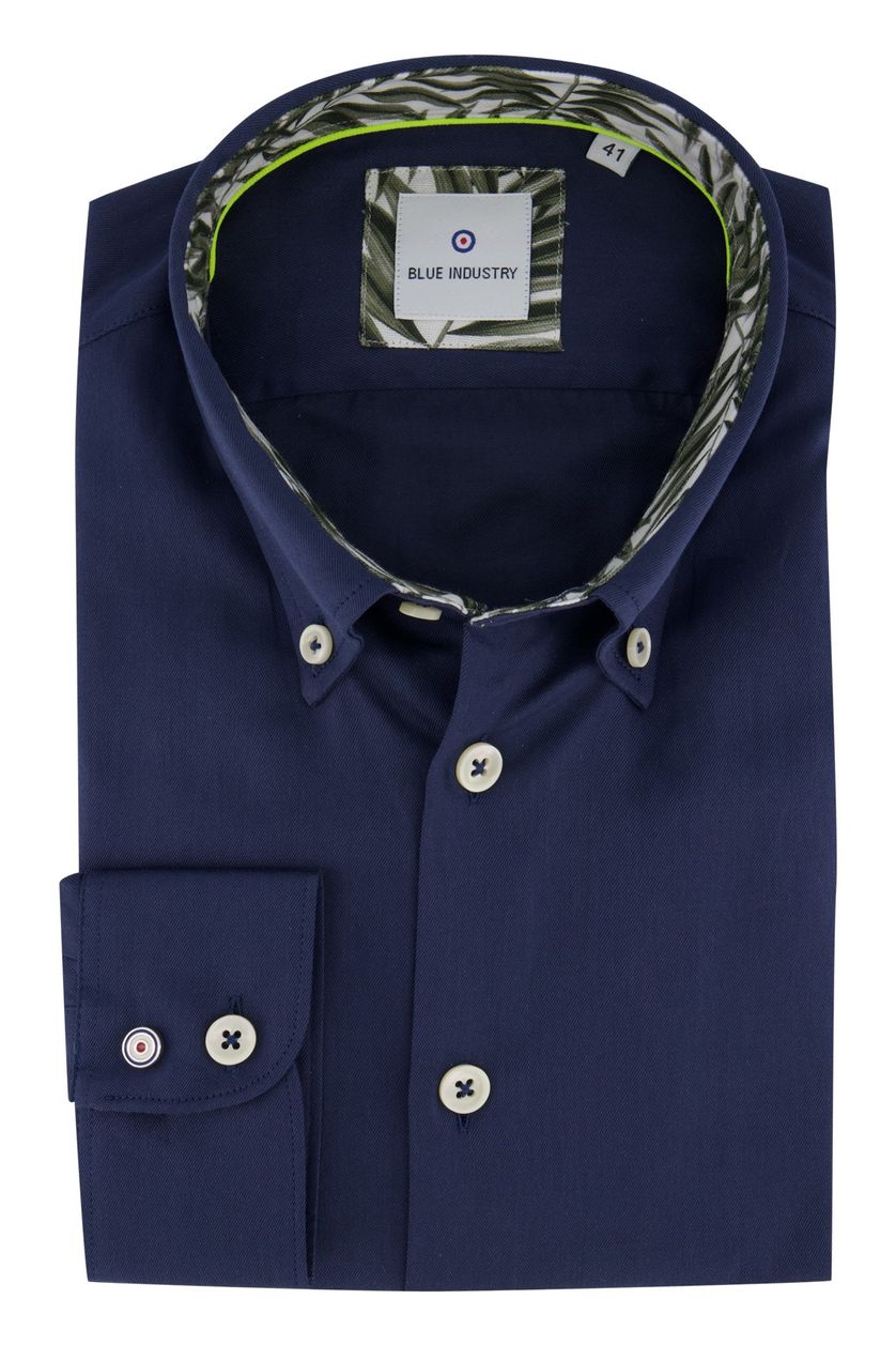 Blue Industry overhemd button-down navy