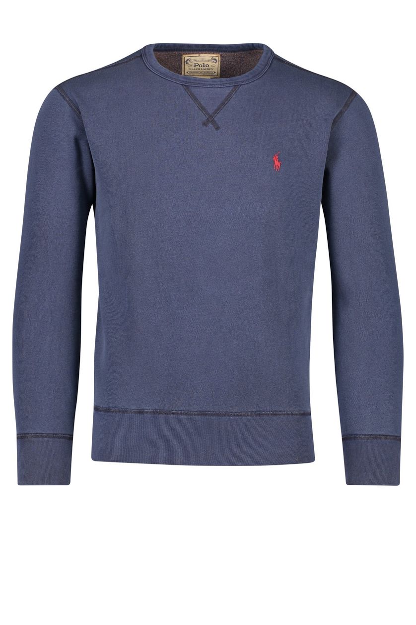 Ralph Lauren sweater donkerblauw ronde hals