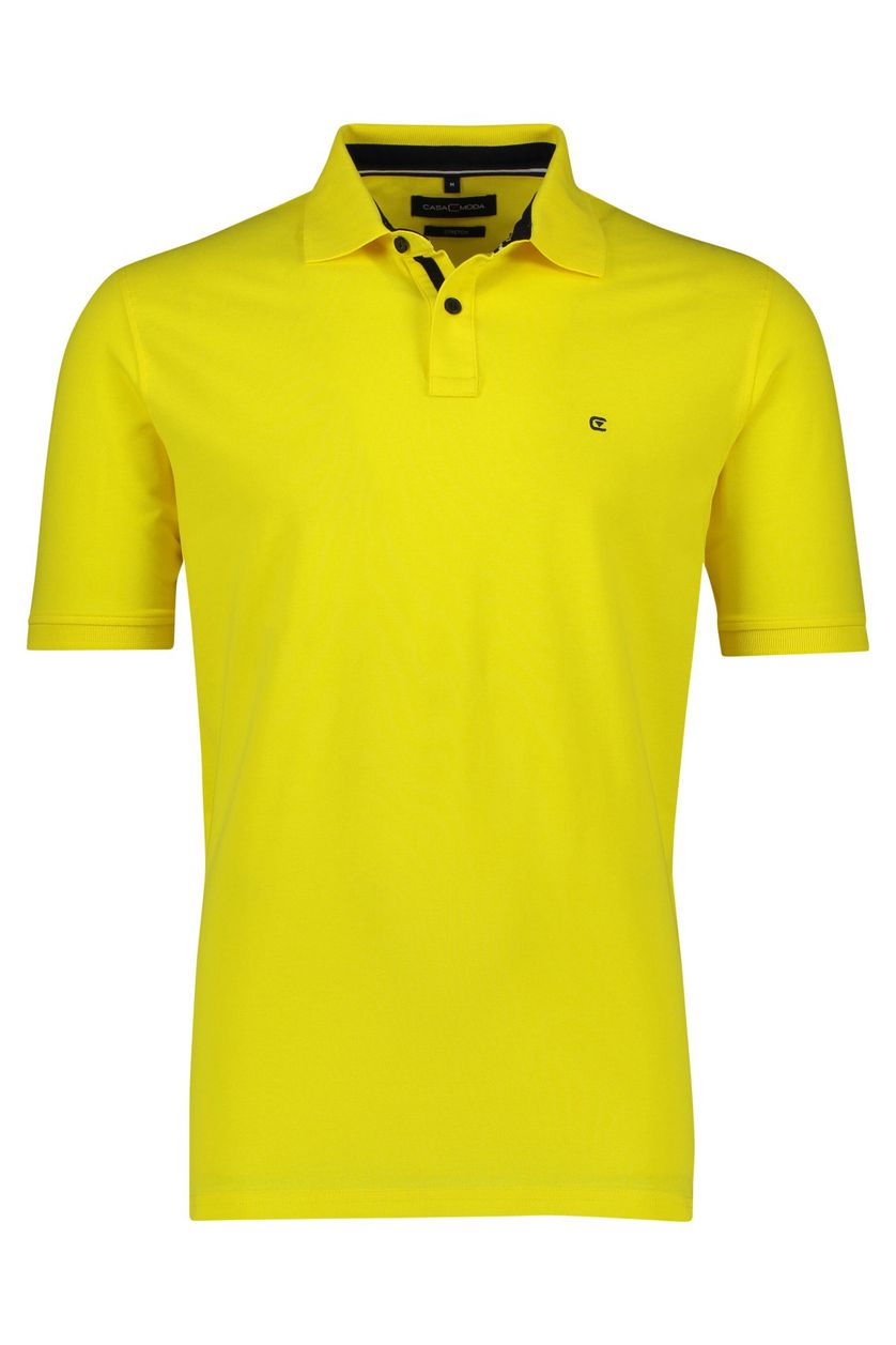 Poloshirt Casa Moda fel geel
