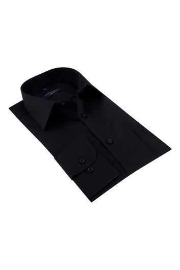 Casa Moda overhemd mouwlengte 7 zwart