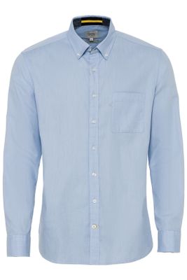 Camel Active Overhemd Camel Active lichtblauw button-down boord