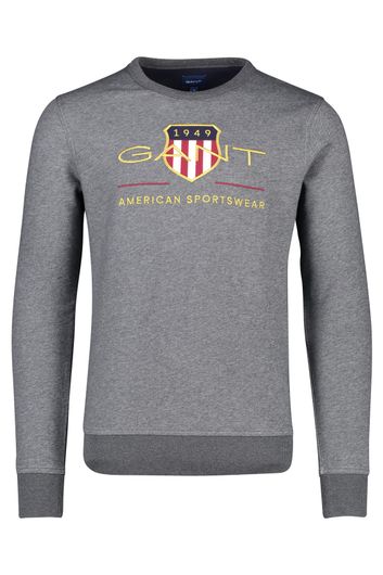 Gijze sweater met logo Gant