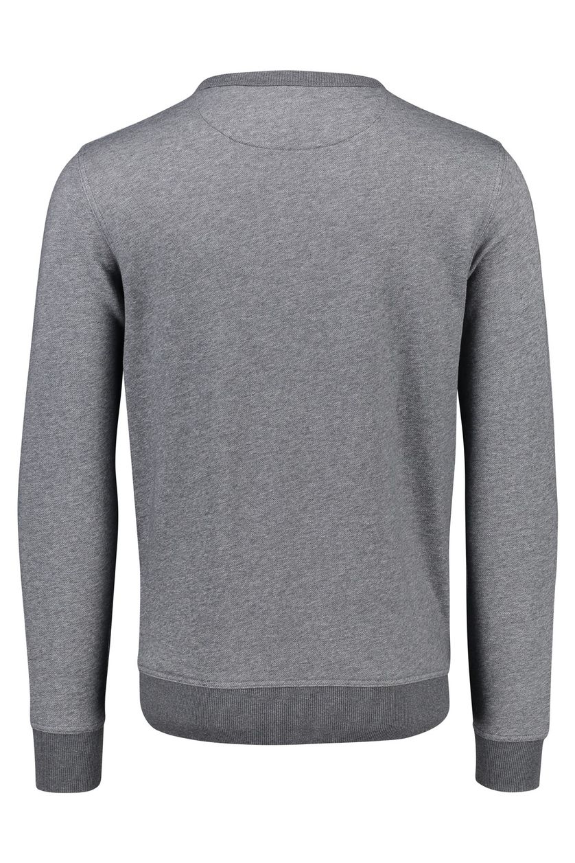 Gant sweatertrui grijs met embleem