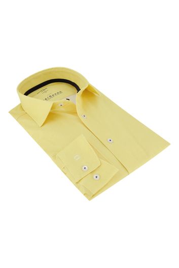 Geel overhemd Olymp 24/Seven Modern Fit