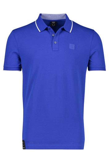 Poloshirt Hugo Boss Parlay blauw