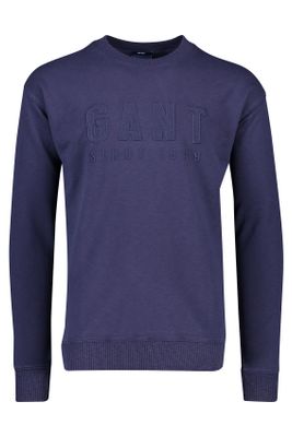 Gant Gant trui donkerblauw met logo