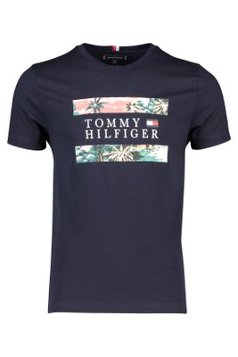 Tommy Hilfiger T-shirt Tommy Hilfiger donkerblauw ronde hals