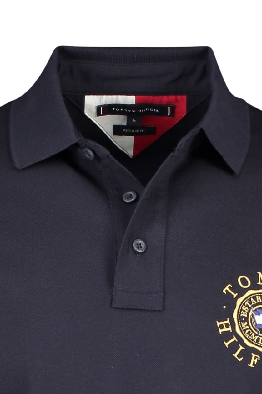 Tommy Hilfiger polo donkerblauw Regular Fit
