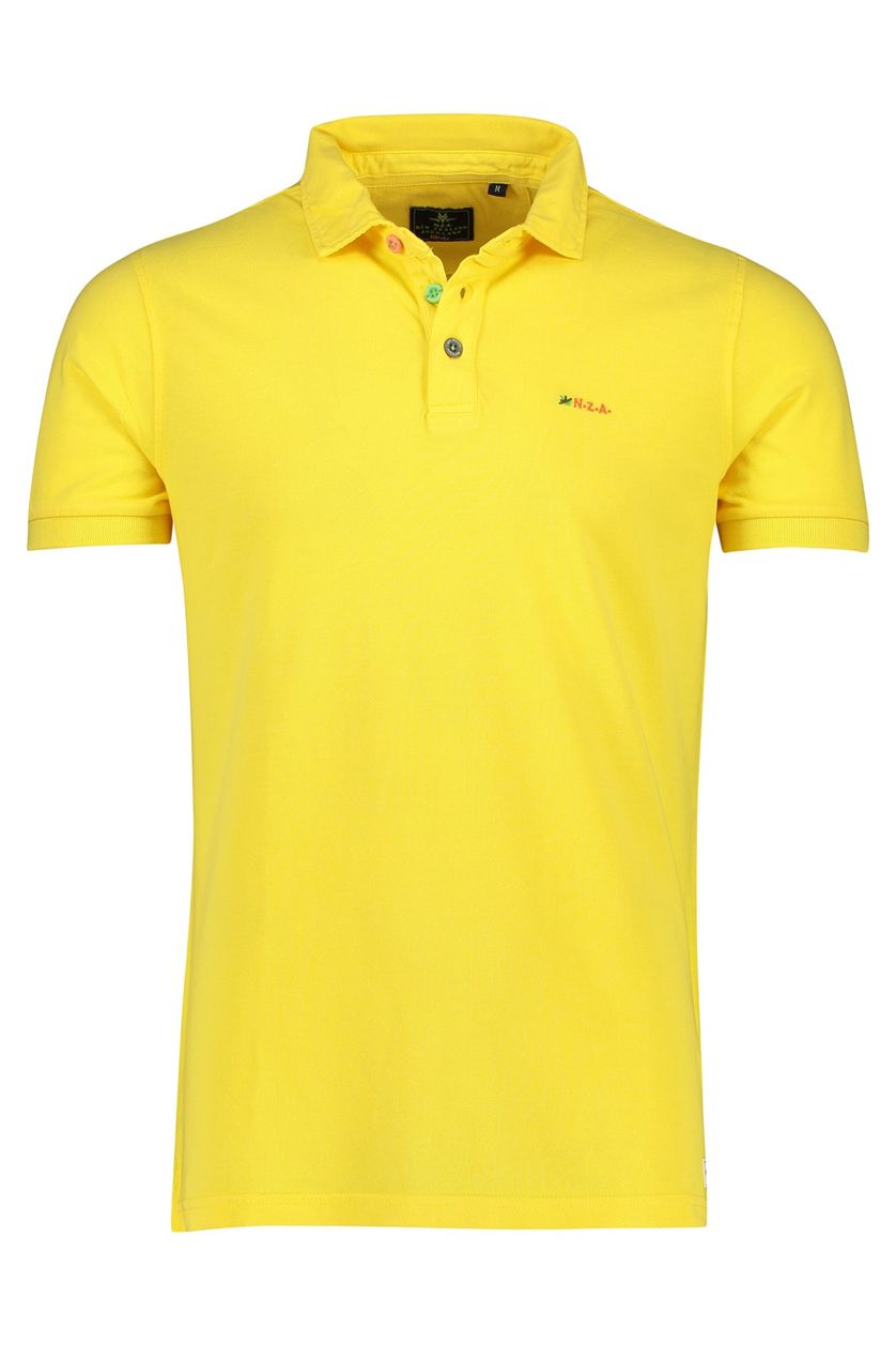 Poloshirt New Zealand Kerikeri geel