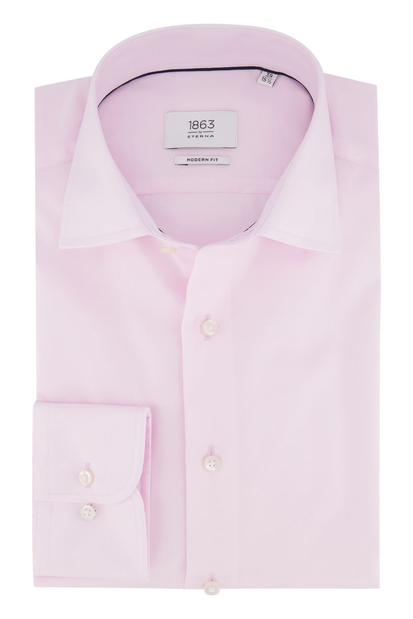 Overhemd Eterna Modern Fit roze