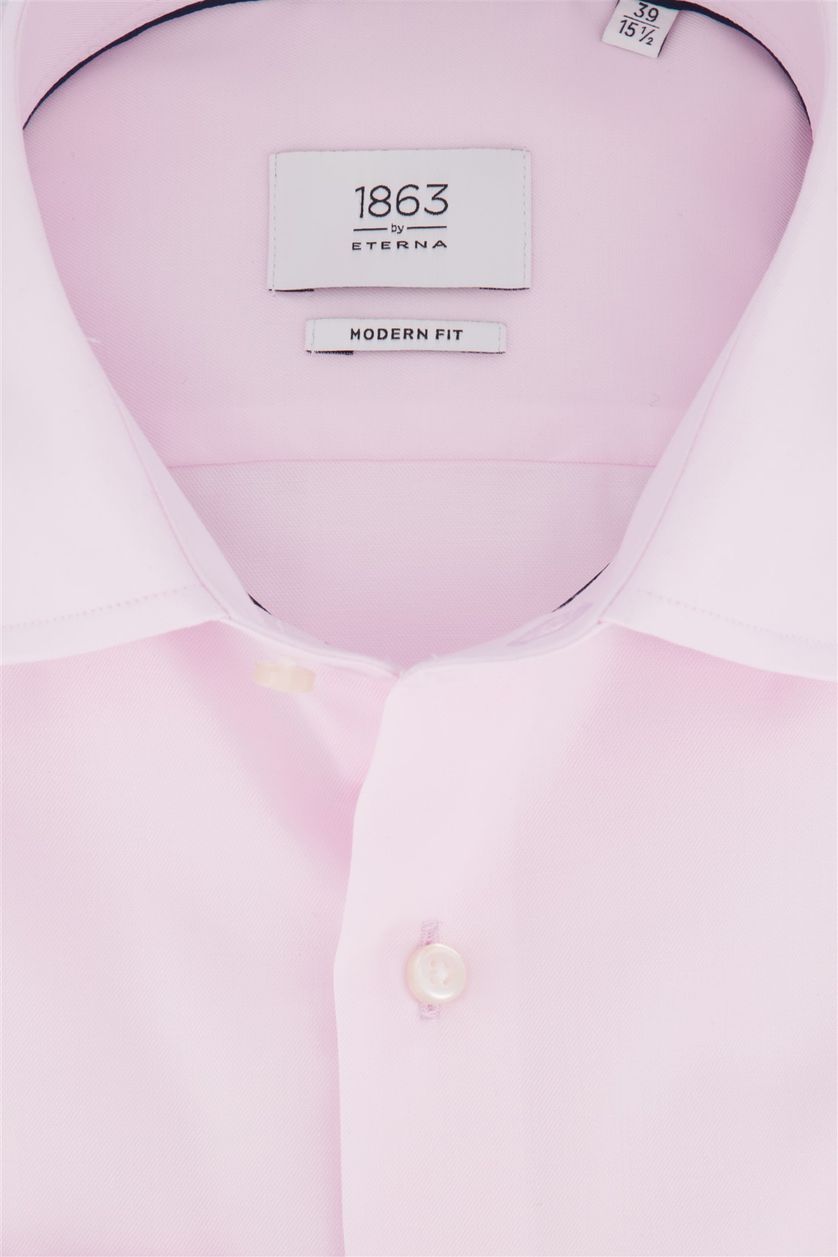 Overhemd Eterna Modern Fit roze