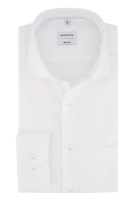 Seidensticker Strijkvrij overhemd Seidensticker Regular Fit wit