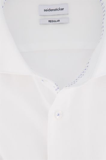 Seidensticker overhemd korte mouwen wit