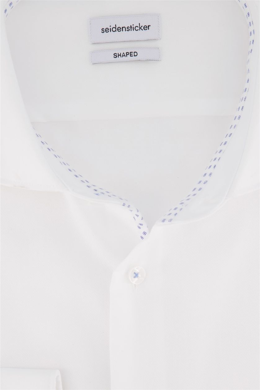 Seidensticker wit overhemd Shaped Fit strijkvrij