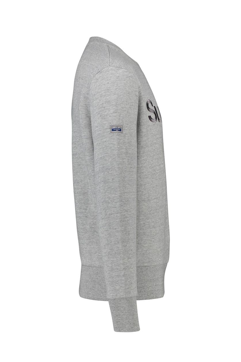 Superdry sweater grijs met logo