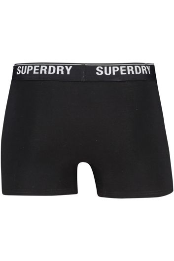 Superdry boxershort 3-pack effen multicolor