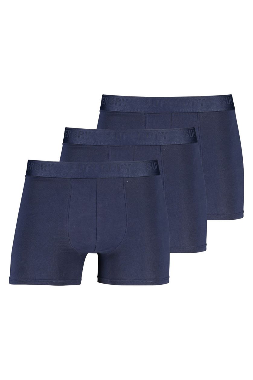Superdry boxers donkerblauw 3-pack