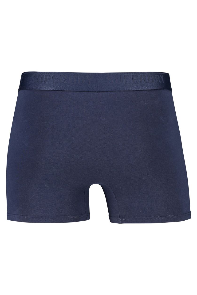 Superdry boxers donkerblauw 3-pack