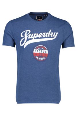 Superdry Blauw t-shirt heren Superdry
