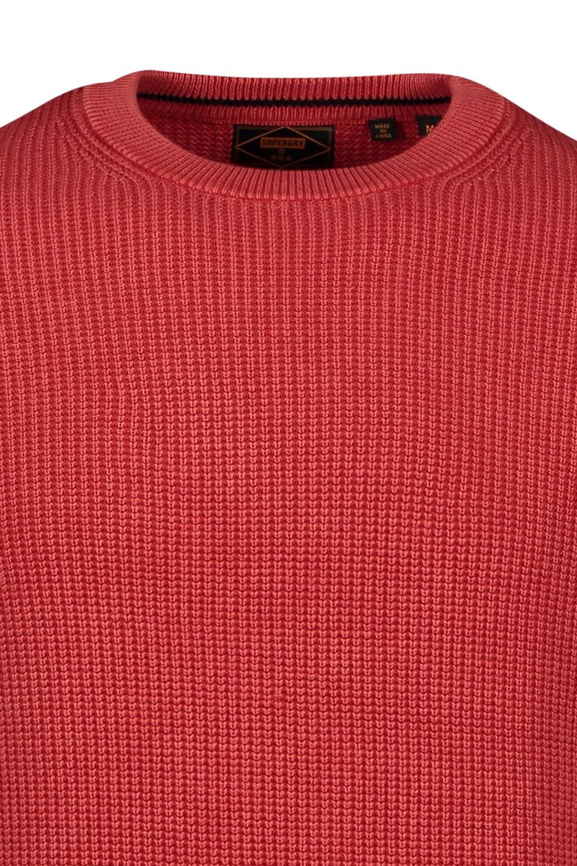 Superdry trui ronde hals rood