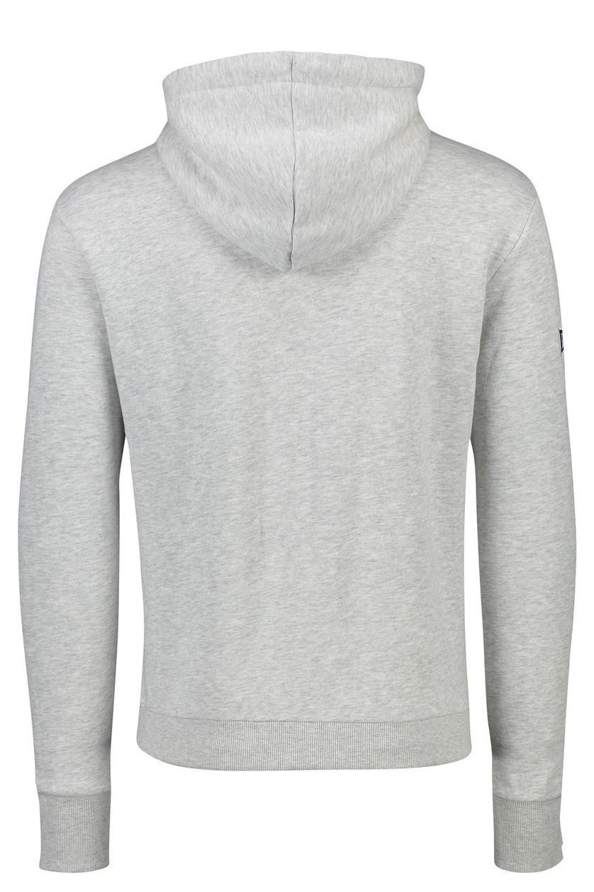 Superdry hoodie grijs met opdruk