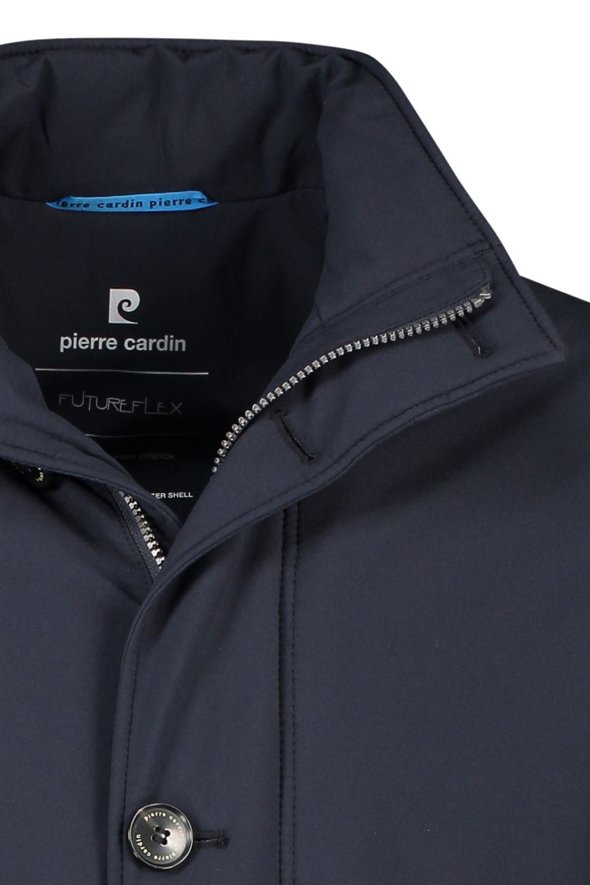 Pierre Cardin winterjas donkerblauw halflang