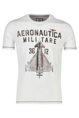 Aeronautica Militare Aeronautica Militare t-shirt ronde hals wit