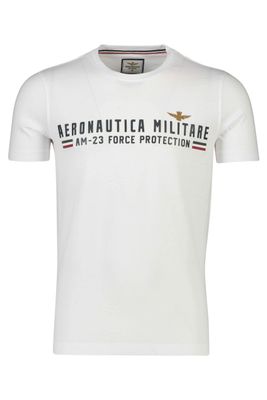 Aeronautica Militare T-shirt wit Aeronautica Militare ronde hals