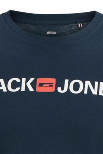 Navy t-shirt Jack & Jones Plus Size met opdruk